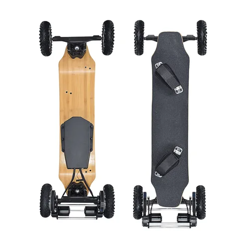 Skateboardul Electric din doua pozitii scheibord design lemnului